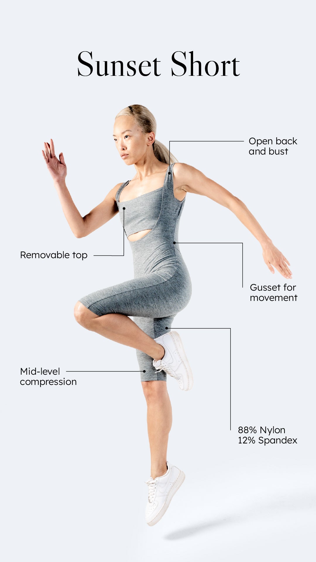 High-Performance Jumpsuit «Sunset Short»